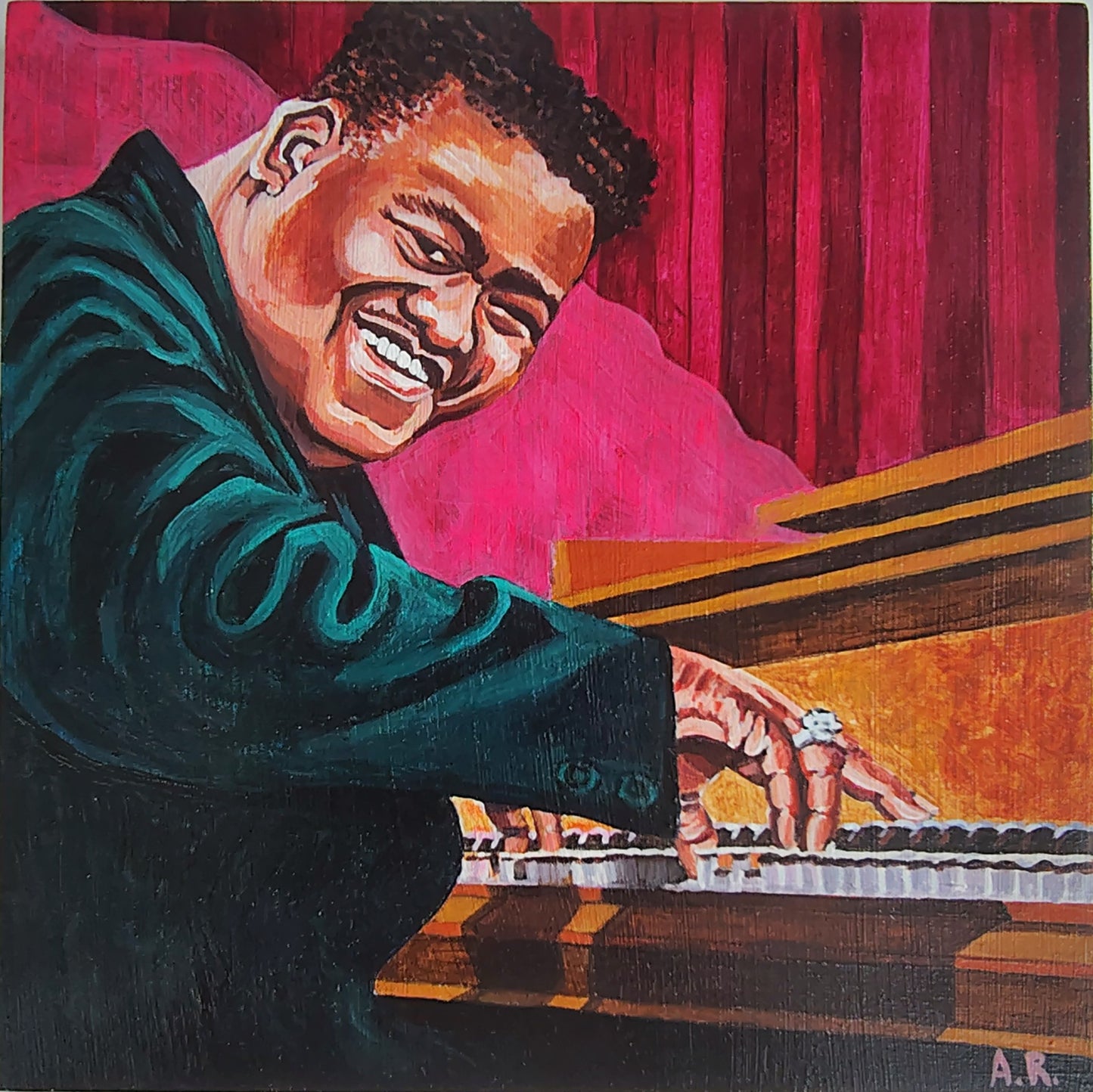 Fats Domino at the piano
