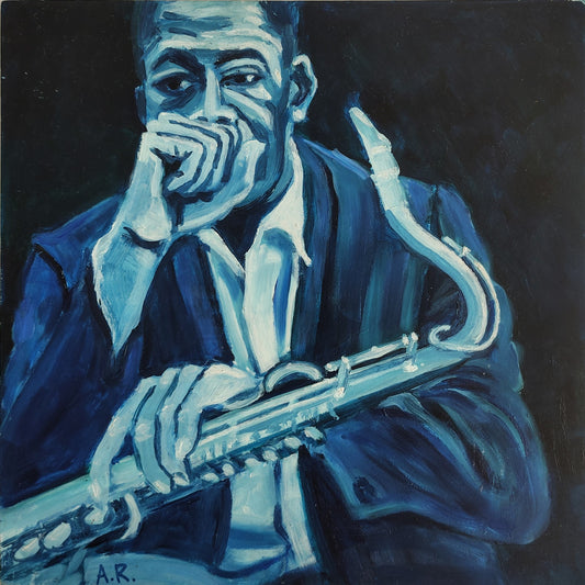 John Coltrane (blue)