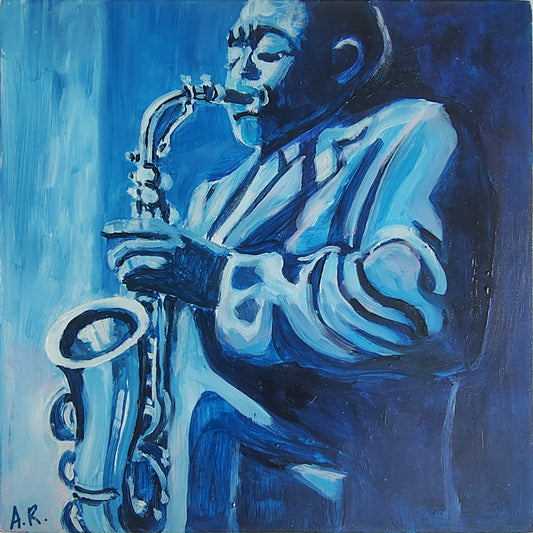 Charlie Parker (blue)